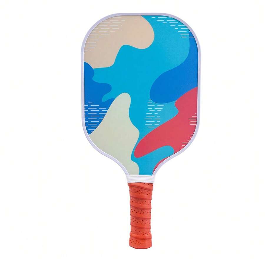 Juego De Paleta De Pickleball Profesional, Material De Fibra De Vidrio, Varios Colores, Con Embalaje De Bolsa De Burbujas, 1 Ud. - Azul - Ver 1