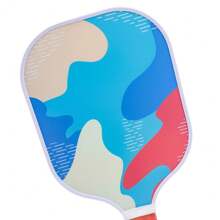 Juego De Paleta De Pickleball Profesional, Material De Fibra De Vidrio, Varios Colores, Con Embalaje De Bolsa De Burbujas, 1 Ud. - Azul - Ver 3