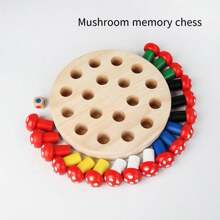 2 Options Carrot And Mushroom Memory Chess, Color Cognitive Chess For Toddlers, Early Educational Board Game For Memory, Observation And Concentration Training - Multicolor - View 4