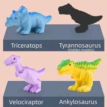 2入組超大型8x12cm恐龍孵化蛋玩具,可以放在水中觀察孵化,適合作為兒童、聖誕節、生日、節日等創意禮物 - 2個蛋 - 查看 6