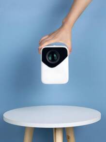 Mini Proyector Portatil 4K, Para Oficina, Escuela, Cine, Casa - Mini Proyector Portátil 4K - Ideal para Oficina, Escuela, Cine y Casa - Blanco - Ver 5