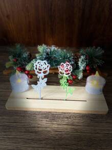 1個手工製作的哥德風格卡紙切割刀模具,附有玫瑰,設計,自製卡紙用 - 玫瑰花 - 查看 7