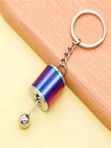 1pc Car Gear Shift Shaped Keychain Stress Toy - Multicolor - View 5