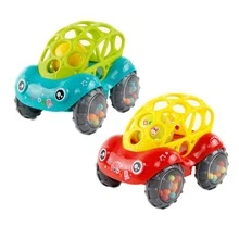 滾動軟膠車玩具車,1車多種顏色 - 紅色 - 查看 6