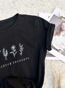 Women T-Shirts - 黑色 - 查看 4