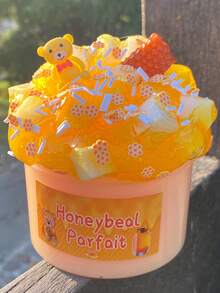 1套270ml蜜罐小熊史萊姆套裝,diy手工材料包裝裝飾創造,密封收納,防乾且可重覆使用,適合發展興趣、提升手工能力、緩解壓力,是送給友人的佳節禮物。 - 彩色 - 查看 2