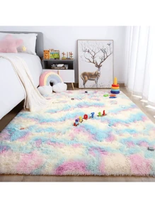 Decorative Rug 200 X 120 Cm Living Room And Bedroom - 彩色 - 查看 4
