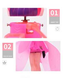 1只隨機顏色和花式童話造型智能遙控飛行玩具 - 彩色 - 查看 6