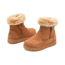 Women's Winter Mid Calf Warm Ankle Snow Booties
