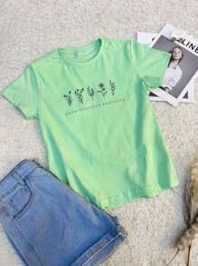 Women T-Shirts - Verde Lima - Ver 3