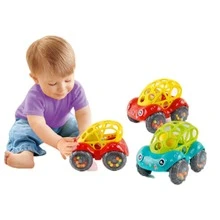 滾動軟膠車玩具車,1車多種顏色 - 紅色 - 查看 3