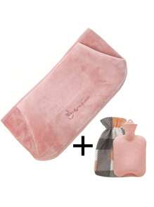 Hot water bag belt For winter use,Plush hot water bag,Relieve fatigue,The Magic Stick Is Firm And Can Be Placed At Will - Baby Pink - View 1