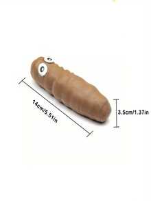 1pc Funny Stress Relief Poop Toy, Simulated Poop With Air Vent For Prank & Holiday Gag Gift(Random Packaging) - Multicolor - View 5