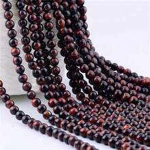 6/8/10 毫米天然石珠石圓形真石串珠散裝寶石孔尺寸 1 毫米 Diy 光滑珠子適用於手鍊項鍊耳環珠寶製作 - 串珠 - 查看 57