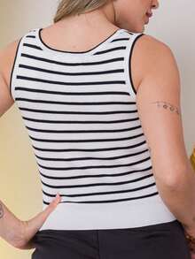 Women Knit Tops - 白色 - 查看 4