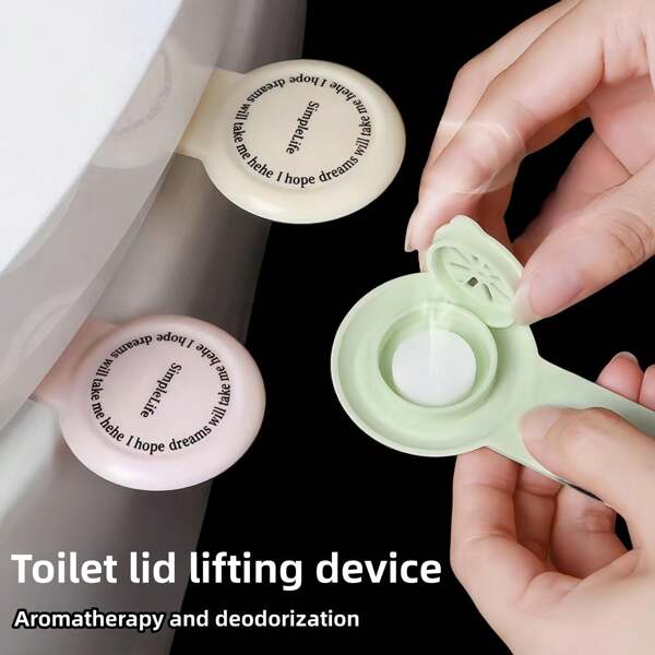 Toilet Seat Lifter, Contactless Toilet Seat Handle, Scented Toilet Seat