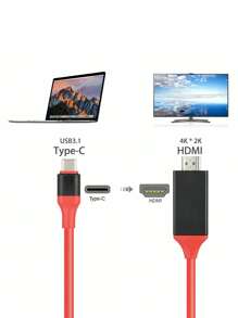Type C To HD Cable 4K Video Audio Charging Adapter To HDTV Cable For Computer Laptop. 6.6ft USB-C(Type-C) To HDTV 4K HD TV Cable Adapter For Android Phones . HDTV Cable USB C To HDTV 4K, 2M USB C HDTV Adapter HDTV USB C Cable Compatible With Ipad Pro/Air/Mini IMac Pro/Air Android Laptop, Plug & Play SD/TF(Micro SD ) Dual Card Slots, Easy Inserting And Pulling, Compatible With SD, SDHC, SDXC, MicroSD, MicroSDHC, MicroSDXC, For All Kinds Of Dash Cam/Trial Camera/Digital Camera Me - Red - View 9