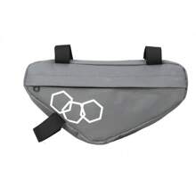 Bicycle Triangle Bag Top Tube Bag Front Frame Bag Saddle Bag Tool Bag Cycling Equipment Single Package Polyester Cycling Tool Front Frame Bag - Grey - View 10