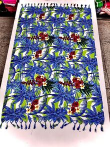 Plus Size Cover Ups - Màu xanh ngọc - Xem 3