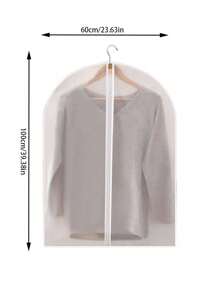 1個防塵防水衣物收納袋,適用於外套和西裝 - 白色 - 查看 8