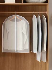 1個防塵防水衣物收納袋,適用於外套和西裝 - 白色 - 查看 1
