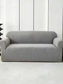 1 Miếng Hiện đại Dệt hoa Vải thun Bọc ghế sofa , Đàn hồi & Chống bụi , Đối với 1/2/3/4 An ninh Bọc đệm Ghế sô pha , Sofa Người bảo vệ - Màu xám đen - Xem 4