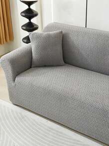 1 Miếng Hiện đại Dệt hoa Vải thun Bọc ghế sofa , Đàn hồi & Chống bụi , Đối với 1/2/3/4 An ninh Bọc đệm Ghế sô pha , Sofa Người bảo vệ - Màu xám đen - Xem 5
