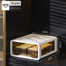 1pc Thickened Drawer Storage Box Household Transparent Underwear Box Clothes Storage Cabinet Clothing Organizing Box Drawer Storage Box - [Underwear] - View 1