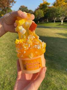 1套270ml蜜罐小熊史萊姆套裝,diy手工材料包裝裝飾創造,密封收納,防乾且可重覆使用,適合發展興趣、提升手工能力、緩解壓力,是送給友人的佳節禮物。 - 彩色 - 查看 8