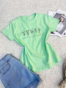 Women T-Shirts - Verde Lima - Ver 2