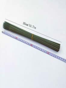 20 件人造花茎，包括丝绸玫瑰和纸花，适用于 DIY 工艺品、情人节、生日毕业礼物、假植物 - 綠色 - 查看 5