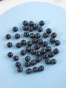 新款亞克力柔軟圓珠,可用於珠寶製作,自製項鍊手鐲珠子配件 - 彩色 - 查看 2