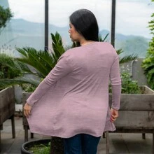 Fashion Cardigan For Women. - Pink - View 3