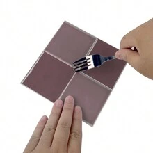 10入組廚房防濺擋板磁磚,適用於廚房牆磁磚、浴室防濺擋板,適用於廚房防濺擋板牆、樓梯、家具、樓梯,防水防油,壁紙貼紙,易於清潔,尺寸15cm*15cm,自黏磁磚貼紙,diy家居裝飾牆紙貼紙-附保護膜,高光澤度,自黏式,pvc質地,多種顏色可選,黃色,紫色,藍色,綠色,白色,黑色,棕色,橙色,紅色,波西米亞風格,英國風格,斯堪地那維亞藝術牆貼,水晶磁磚貼紙,普羅旺斯方磁磚貼紙,海洋風格,美麗的深釉海洋風格 - 粉色 - 查看 10