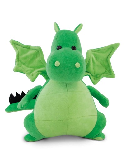 Bicho Pelúcia Dragão Verde 32cm Decoração Brinquedo