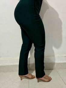 pantalon de vestir - Verde Oscuro - Ver 4