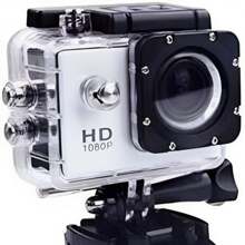 Cámara de Acción Deportiva Cámara Contra Agua Buceo - Negro - Ver 1
