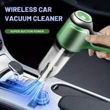 1 件吸塵器、高吸力手持式無線吸塵器、辦公室鍵盤清潔器用壓縮空氣集塵器、車載迷你吸塵器 - 綠色 - 查看 3