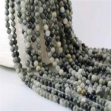 6/8/10 毫米天然石珠石圓形真石串珠散裝寶石孔尺寸 1 毫米 Diy 光滑珠子適用於手鍊項鍊耳環珠寶製作 - 串珠 - 查看 32