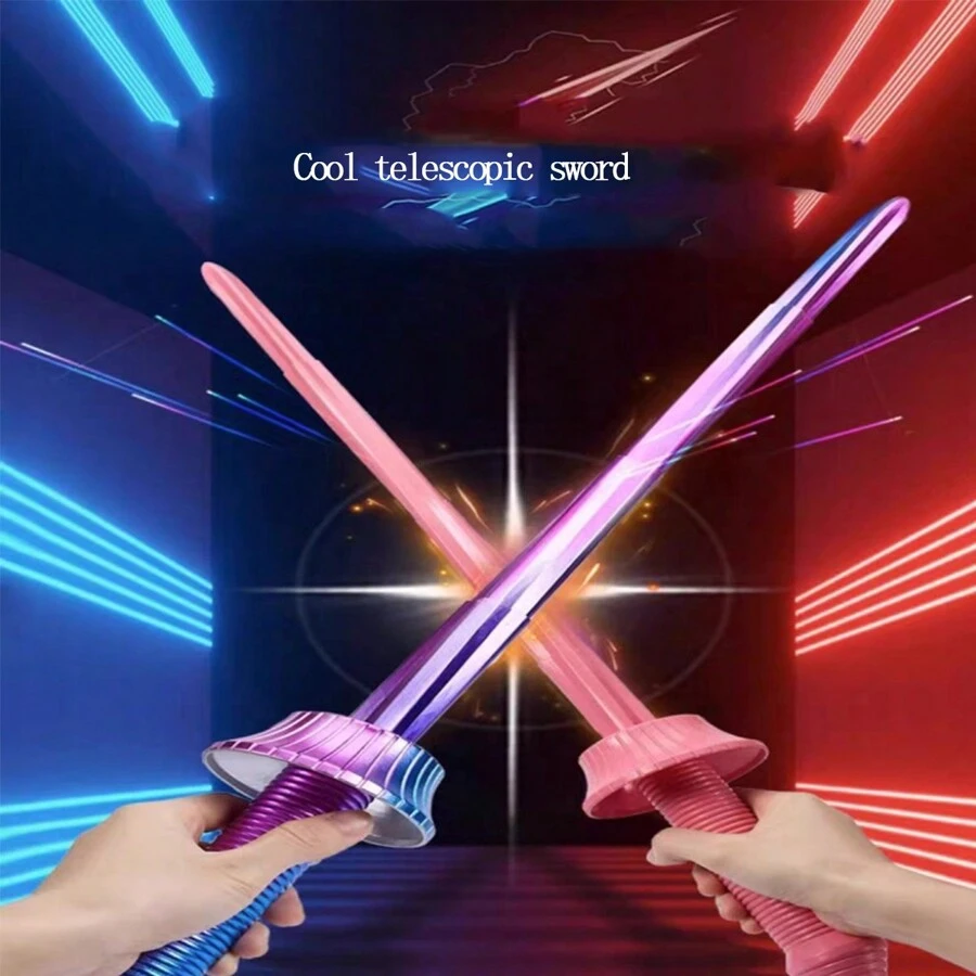 Gravity Defying Telescopic Sword Spiral Sword 3d, Expandable - Multicolor - View 1