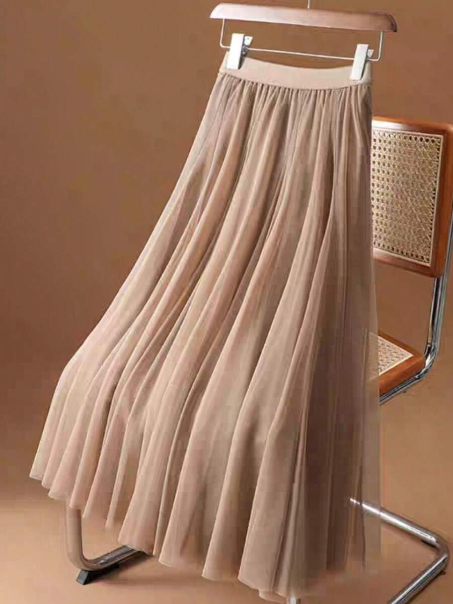 Women Skirts - Màu be - Xem 1