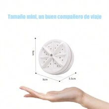 YUDA Mini lavadora ultrasónica, lavadora portátil de turbina completamente automática, lavadora de ropa interior de cubo pequeño - unitalla - Ver 4