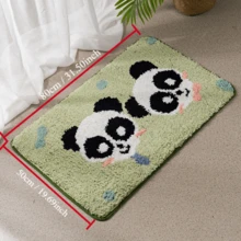 Cartoon Bath Mat Doormat Entrance Mat Bedroom Foot Pad With Water Absorption And Quick Drying Function, Suitable For Home Use As Well As Toilet - Green - View 2
