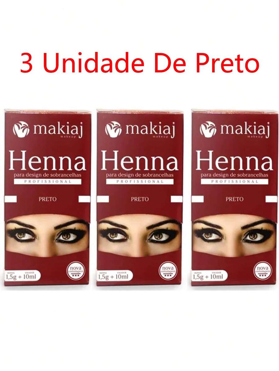 Eyebrows - 3 單位黑色 - 查看 1