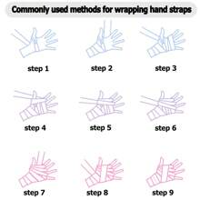 男女適用拳擊手套包裝,3米/9.8英尺長腕帶,180英寸4.5米彈性拇指環帶-戰鬥手套腕部保護適用於武術沙袋訓練,跆拳道,泰拳和mma訓練手套的搭配 - 藍色 - 查看 5