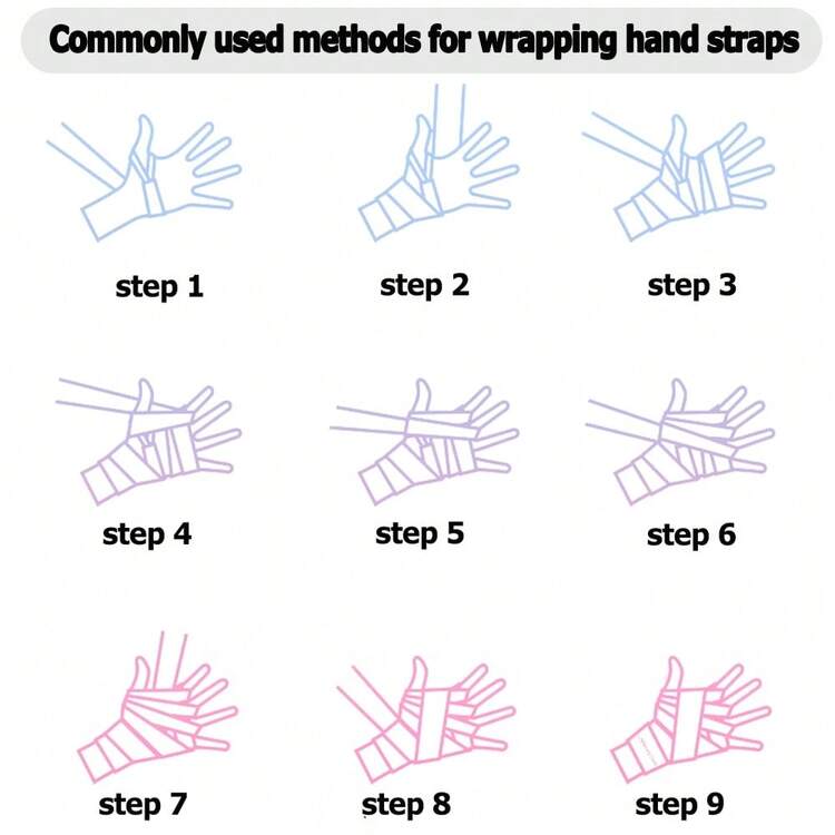 Boxing Handwraps For Men And Women, 3m/9.8ft Long Wristband, 180-Inch 4.5m Elastic Thumb Loop Straps - Combat Glove Wrist Protection Suitable For Martial Arts Sandbag Training, Kickboxing, Taekwondo, Thai Boxing And Mma Training Companion Hand Glove - Blue - View 5