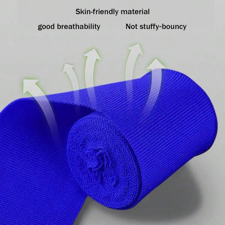 Boxing Handwraps For Men And Women, 3m/9.8ft Long Wristband, 180-Inch 4.5m Elastic Thumb Loop Straps - Combat Glove Wrist Protection Suitable For Martial Arts Sandbag Training, Kickboxing, Taekwondo, Thai Boxing And Mma Training Companion Hand Glove - Blue - View 3