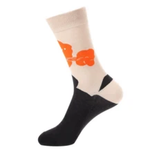 5 Pairs Of European And American Tide Socks Abstract Style Painting Men And Women Fall Winter Street Adult Men And Women Sports Ins Socks Suitable For Daily Use - Multicolor - View 3