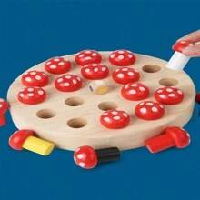 2 Options Carrot And Mushroom Memory Chess, Color Cognitive Chess For Toddlers, Early Educational Board Game For Memory, Observation And Concentration Training - Multicolor - View 8
