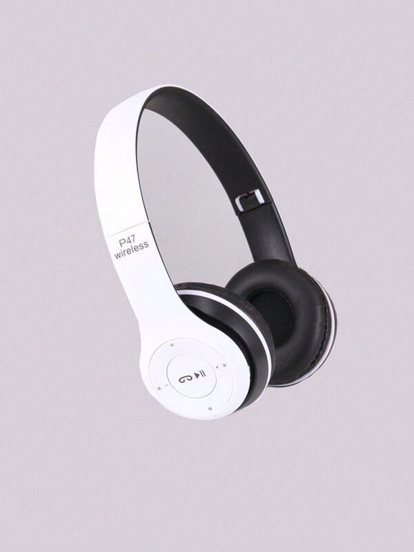 Foldable Wireless/ Wired Over Ear Headphone With Low Latency, Card Slot